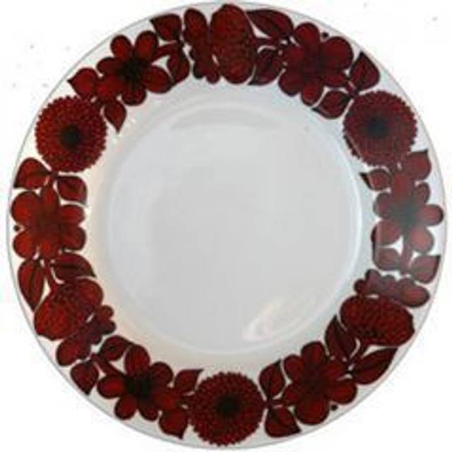 Gustavsbergs Porslinsfabrik Röd Aster tallrik Ø 18 cm
