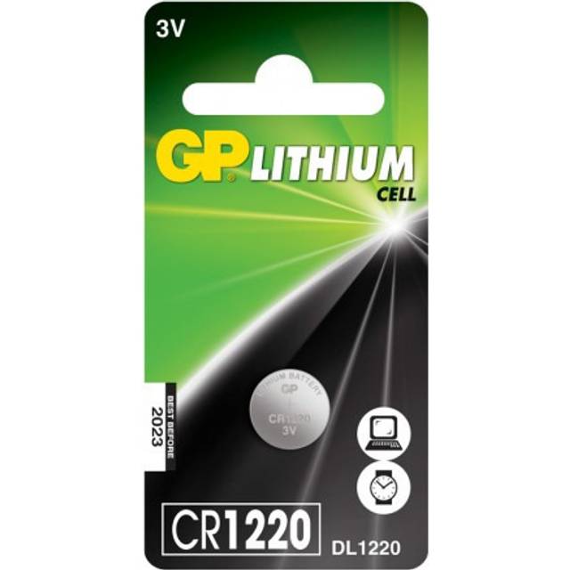 GP Batteri Knappcell CR1220 3V 1st