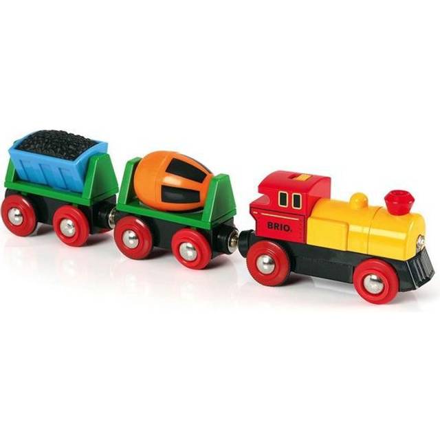 BRIO World Battery Operated Action Train, FSC-Certified (Beech)