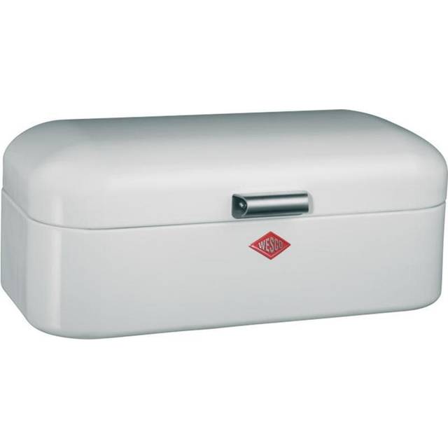 Wesco 235 201 Grandy brödlåda cool grå 22 x 42 x 17 cm (L/B/H), rostfritt stål, grå