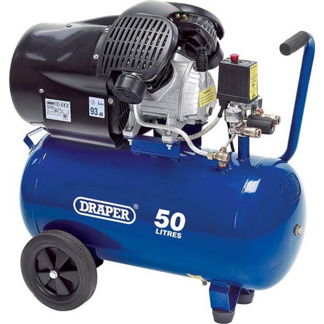 50L Direct Drive V-Twin Air Compressor, 2.2kW/3hp