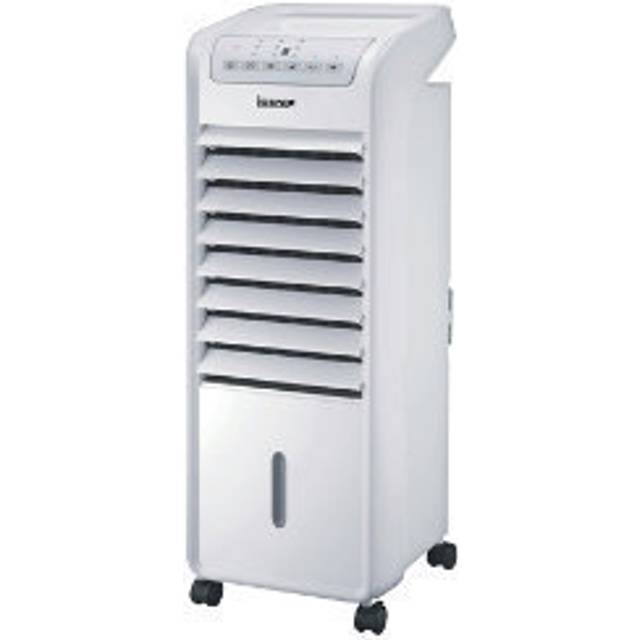 Igenix IG9703 Portable Air Cooler Fan LED Display Speed Timer Home Office White