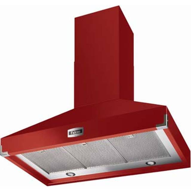 Falcon FHDSE1092 Chimney Hood - Black / Chrome
