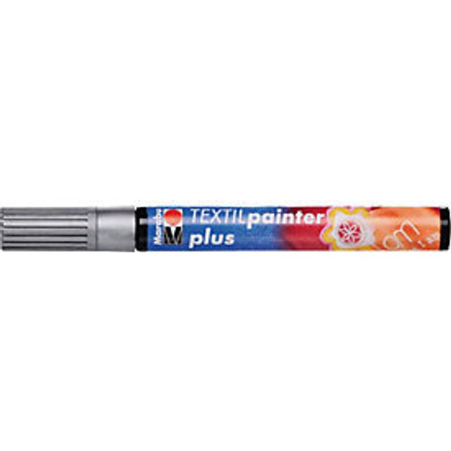 Marabu Textil Plus Fabric Pens 3mm Silver