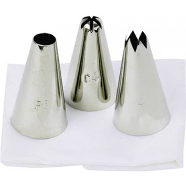 Tala Icing Bag & 3 Nozzles Piping Set