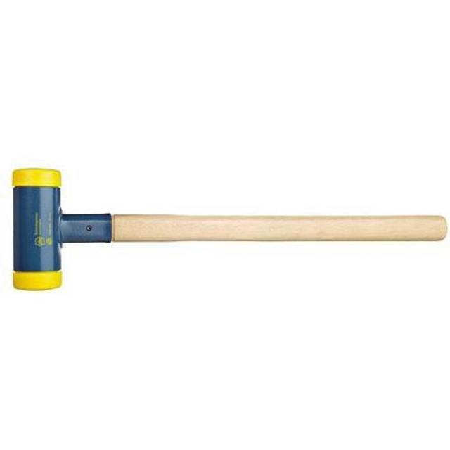 Wiha - Sledgehammer no recoil, medium hard with hickory wooden handle, round hammer face 80, 880 mm (02101)