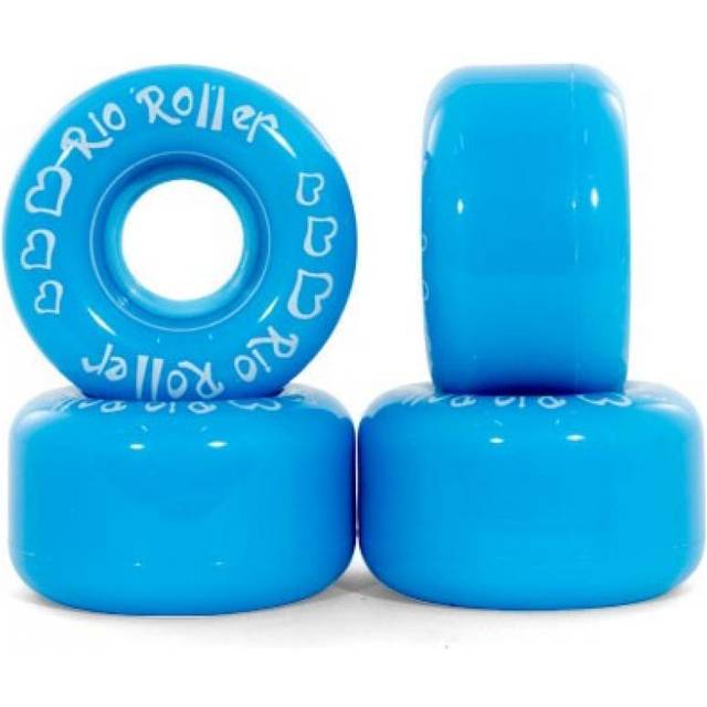 Rio Coaster Roller Skate Wheels 4-Pack (62mm - Green)