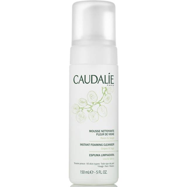 Caudalie Instant Foaming Cleanser: Daily Facial Cleanser that Cleanses  Soothes  Reduces Redness  5 Fl Oz