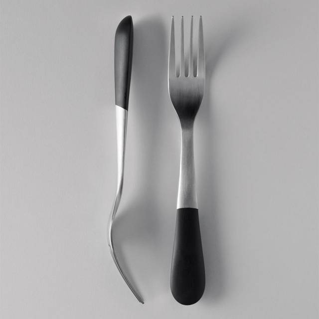 Design House Stockholm - Stockholm Dessertgaffel 17 cm Rostfri/Svart