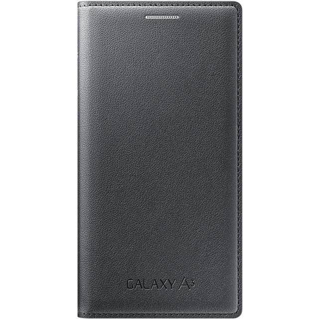 Samsung Flip Cover Fodral till Galaxy A3 (svart)