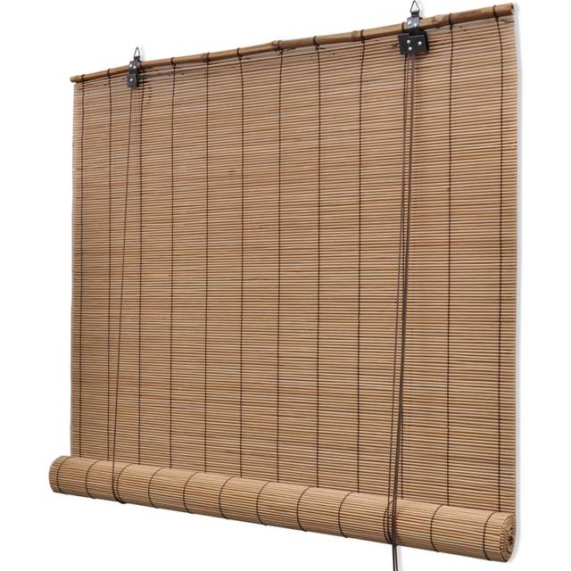 Vidaxl Brown Bamboo Roller Blinds 100 X 160 Cm
