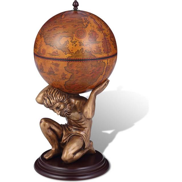 vidaXL Jordglobsbar Atlas 42 x 42 x 85 cm