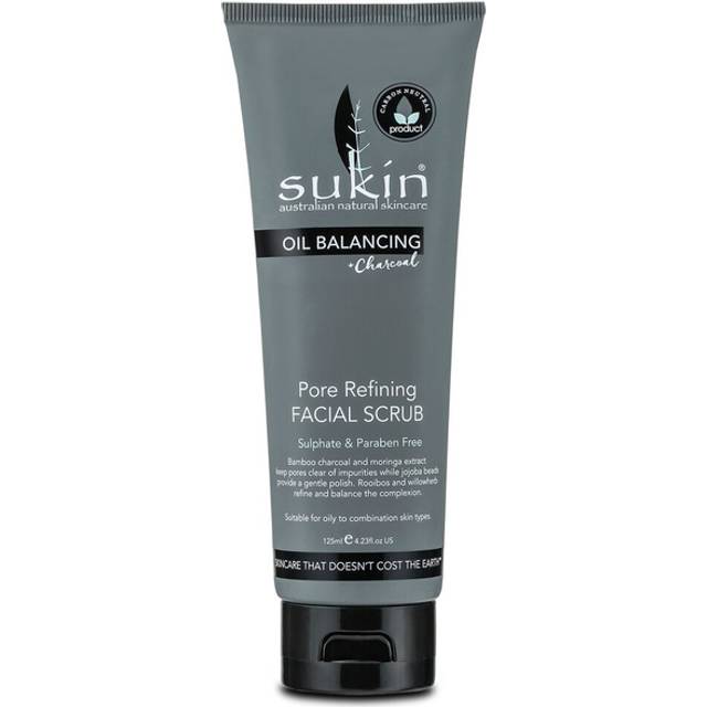 Sukin Oil Balancing Pore Refining Facial Scrub 125ml