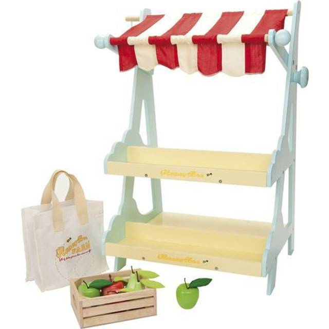 Le Toy Van Wooden  Honeybee Market with Crate of Fruit