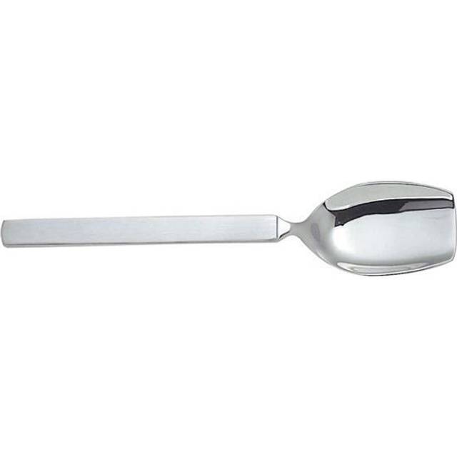 "Alessi """"Dry"""" 5-1/2-Inch Ice Cream Spoon with Satin Handle  Set of 6"