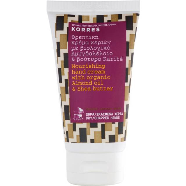 Korres Kroppsvård Handvård Handkräm Almond & Shea Butter 75 ml (2.387,00 kr / 1 l)