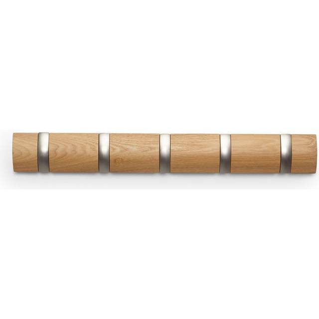 Hook for 5 coat hooks Umbra Flip - Beige - 51x6x3 cm