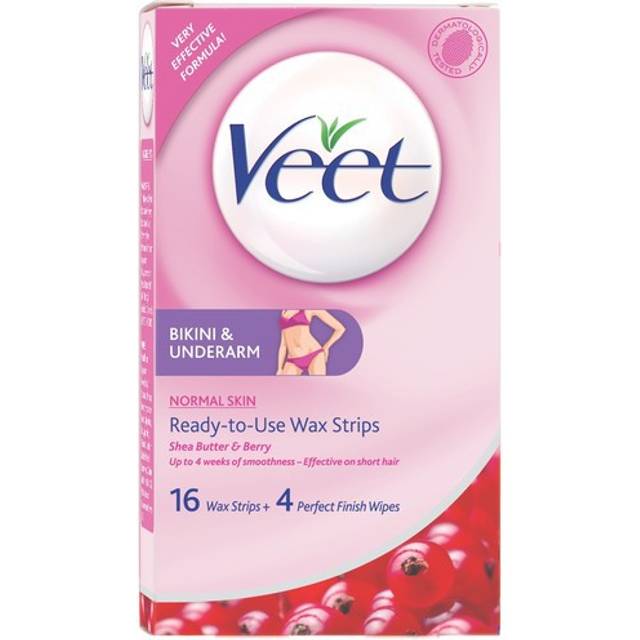 Veet Klar til at Bruge Hårfjerningsvoks Bikini 16-pak