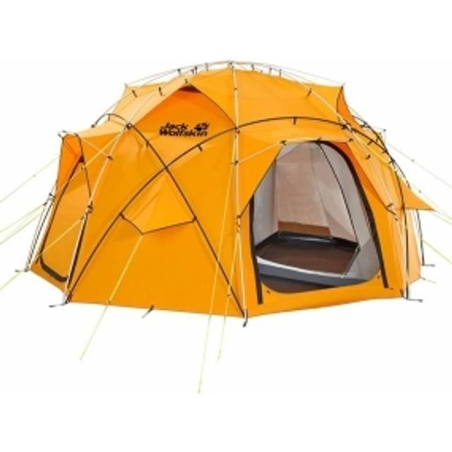 Jack Wolfskin Dome tent 6-10 persons Base Camp Dome One Size burly yellow burly yellow
