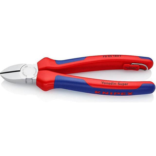 70 05 180 SB Diagonal Cutter 7, 09  Chrome Plated In Blister Packaging