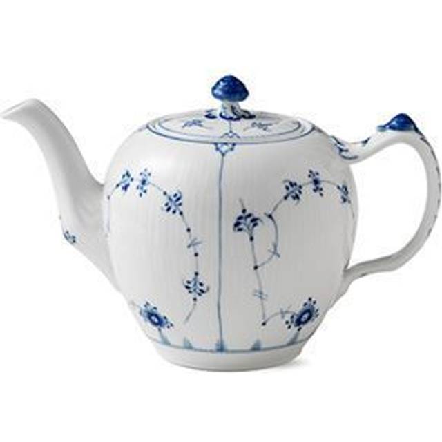 Royal Copenhagen Blue Fluted Plain Teapot