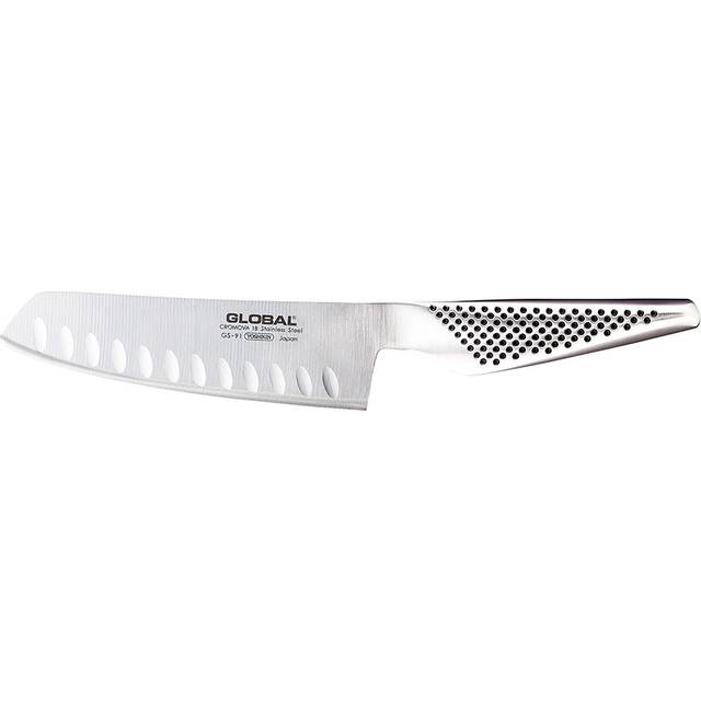 Global Global GS-91 grönsakskniv olivslipad 14 cm Rostfritt stål - Silverfärgad