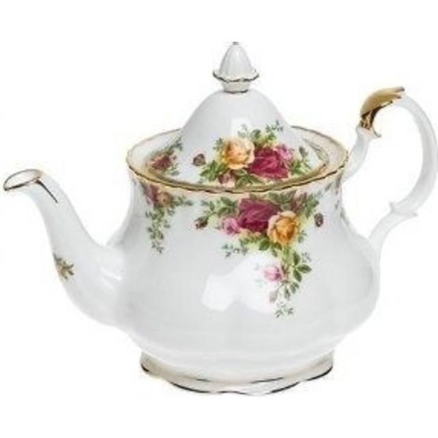 Royal Albert, Old Country Roses - Teapot Large - Green;Red;Yellow (1,250ml)