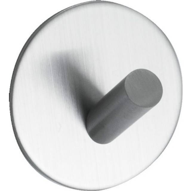 Beslag Design Badrumskrok Base 1-krok 100 (Typ: Rundad Kulör: Matt borstad rostfri)