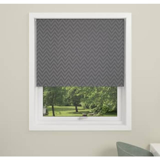 Zig Zag Rullgardin Mörkläggande Svart 90x210