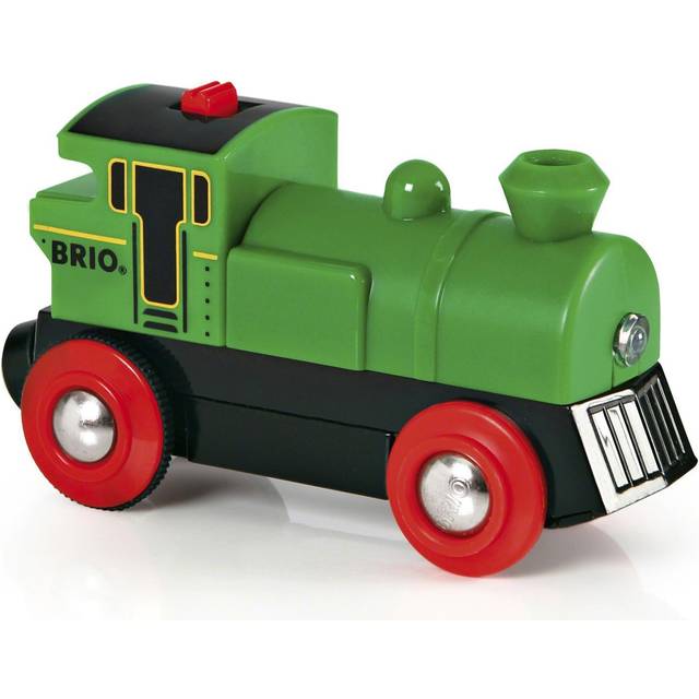 BRIO 33595 Grönt batteridrivet lok | Battery Powered Engine Train Leksakståg. För barn från 3 år. För tågälskare.