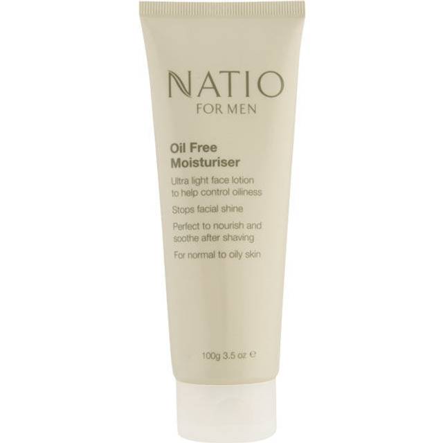 Oil Free Moisturiser by Natio for Men - 3.5 oz Cream