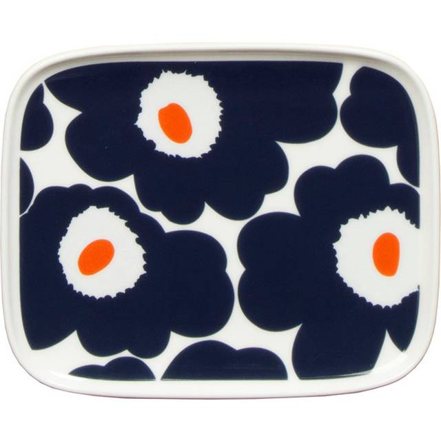 Marimekko Unikko fat 15x12 cm röd-vit - Röd