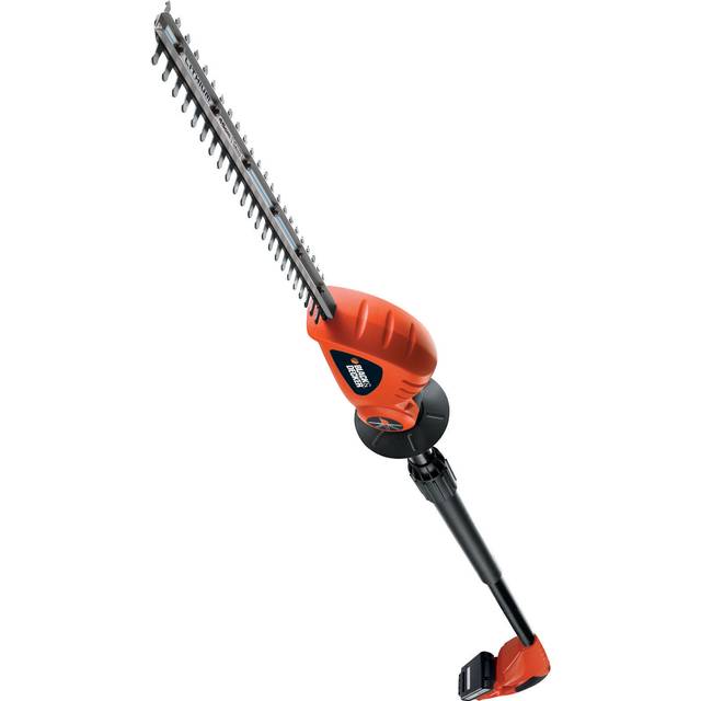 Black + Decker 43cm Cordless Pole Hedge Trimmer - 18V