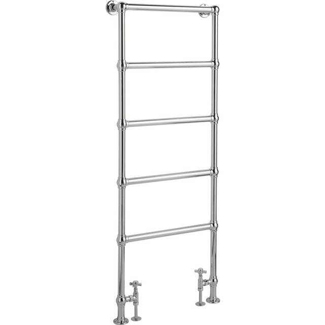 Hudson Reed Countess Floor Mounted Heated Towel Rail 1549mm h x 598mm w - Chrome