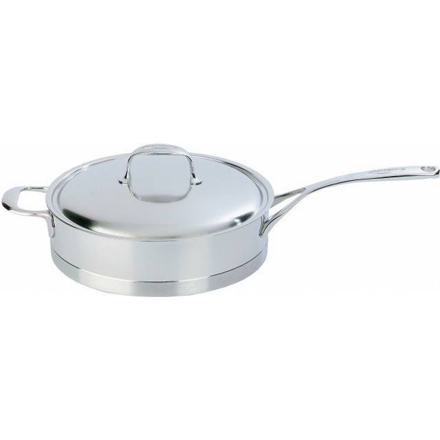 Demeyere Atlantis 7 sauté pan with lid stainless steel Ø24 cm