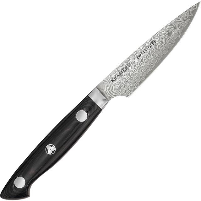Zwilling Zwilling Kramer euro stainless skalkniv 9 cm Damaskus-svart - Silverfärgad