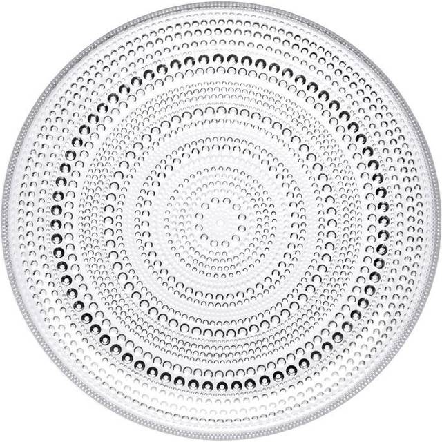 Iittala Kastehelmi plate small Ø24.8 cm dark grey