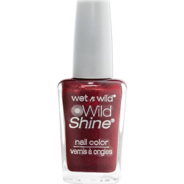 Wet N Wild Shine Nail Colour Burgundy Frost