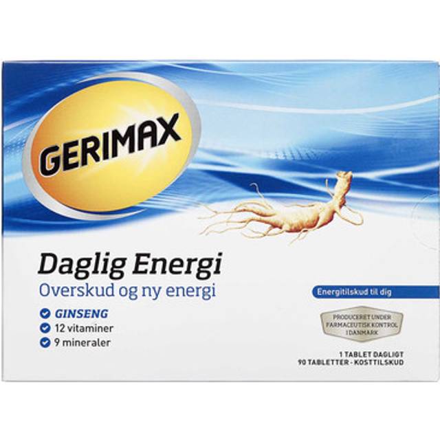 Daglig Energi Med Ginseng 90 tabletter
