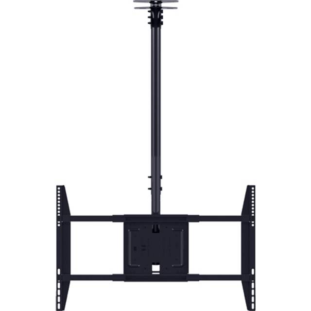 Multibrackets M Public Ceilingmount Large Single - Monteringssats (takplatta, lutande takmontering, VSA-adapter) - för LCD-display - stål - svart - skärmstorlek: 42"-63" - takmonterbar