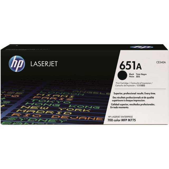 HP 651A (CE340A) svart toner (original)