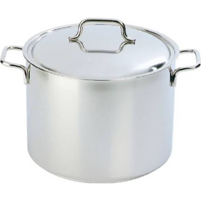 Apollo Gryta Hög med lock 20 cm 5L - Stål