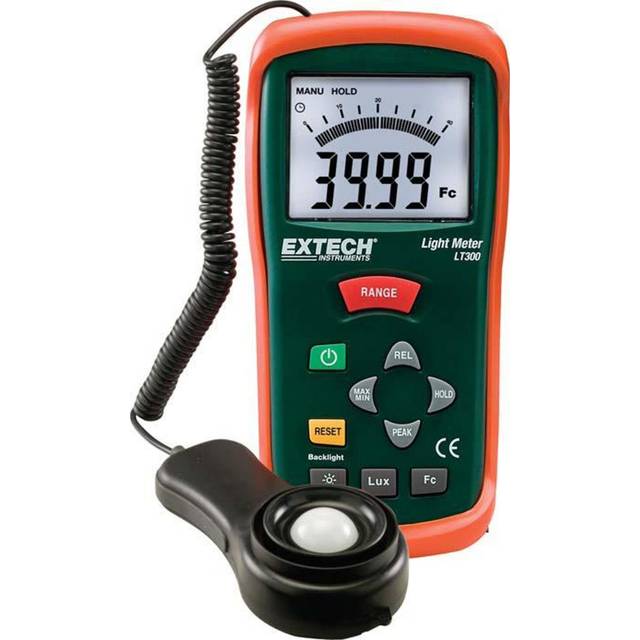 Extech LT300 Lux Meter 0-400000 Lx External Sensor LCD Display
