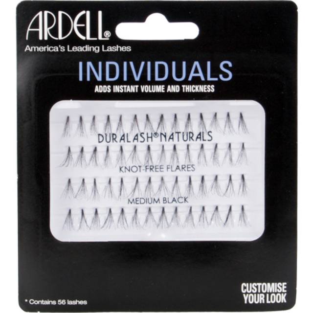 Ardell Individual Natural False Eyelashes - Knot Free - Medium Black (