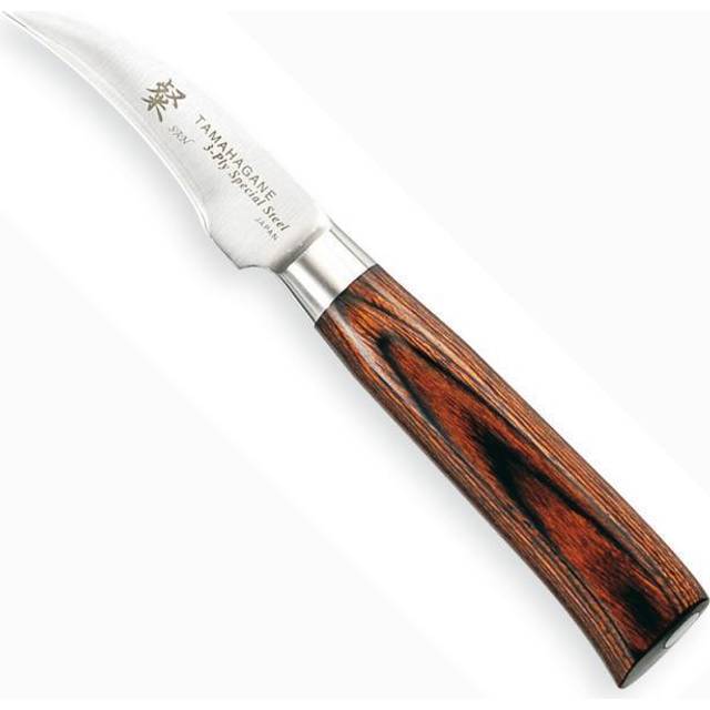 Tamahagane San Tsubame Wood 7cm Peeling Knife (SN-1110)