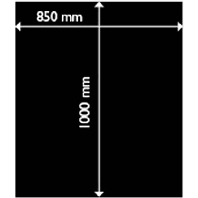 Golvplåt I Stål, Rektangulä 850X1000Mm
