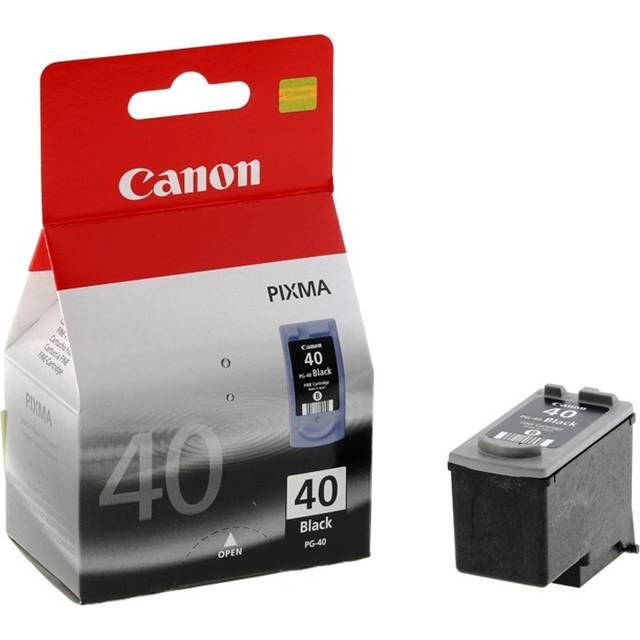 Genuine canon pg-40 black ink cartridge for pixma printers uk vat inc