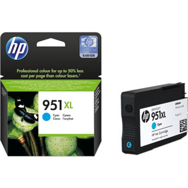 HP cyan bläckpatron 951XL 1500 sidor