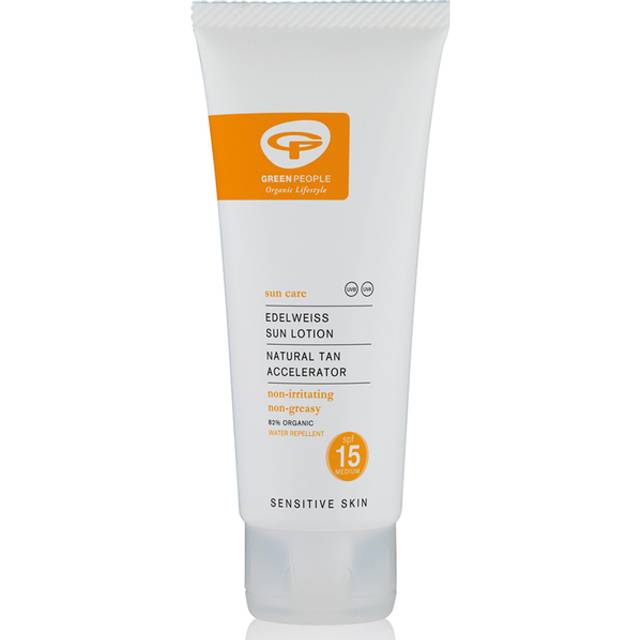 Green People Sun Lotion with Tan Accelerator SPF15 - Travel Size 100ml