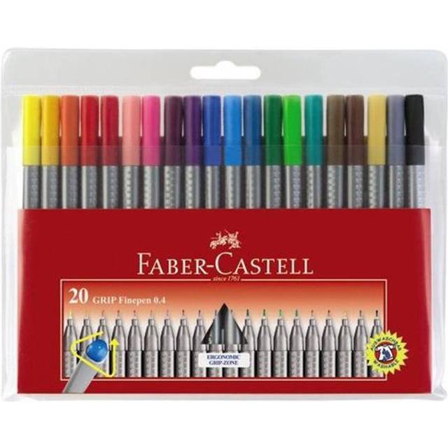 Faber-Castell Faber Castell Grip Finepen Set of 20
